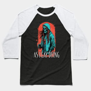 As I Lay Dying Long Haired Metal Baseball T-Shirt